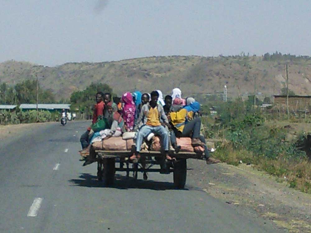אתיופיה, דמויות-משפחה-בעגלה